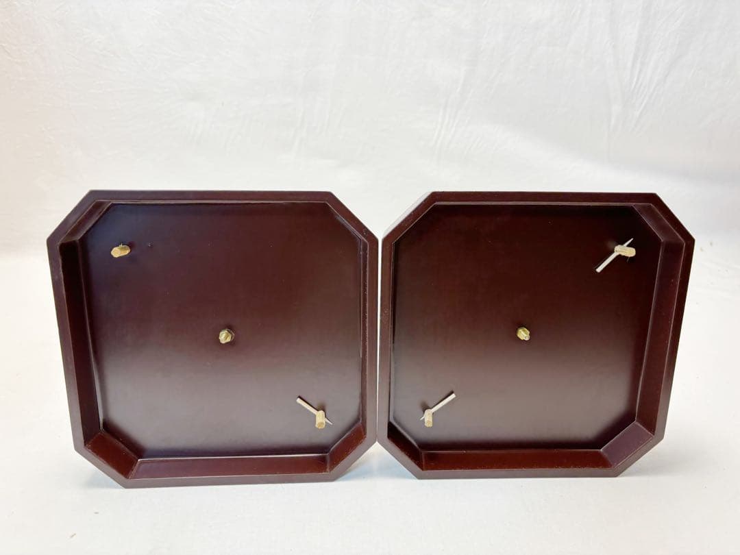 未使用 茶道具 溜塗 あんどん 足元行灯 一双 夜咄 露地行燈 灯火具 紙箱