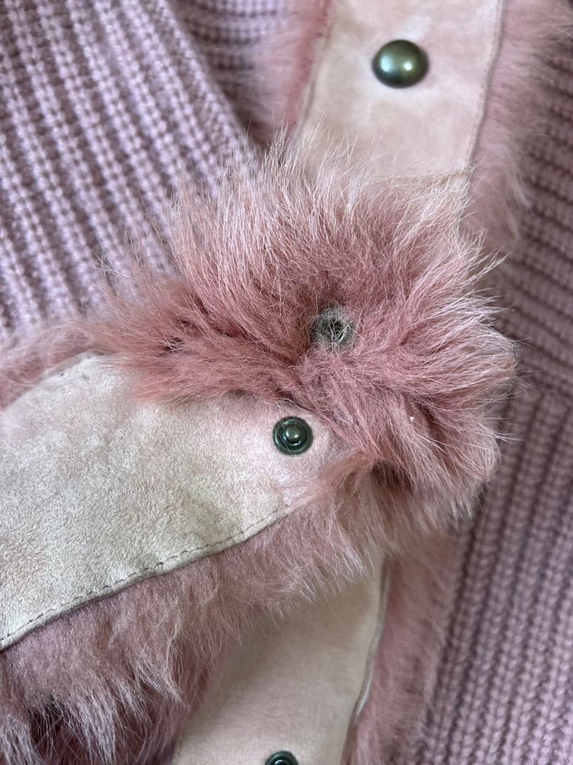 ★希少★エポカ EPOCA ニットファー ニットコート ピンク