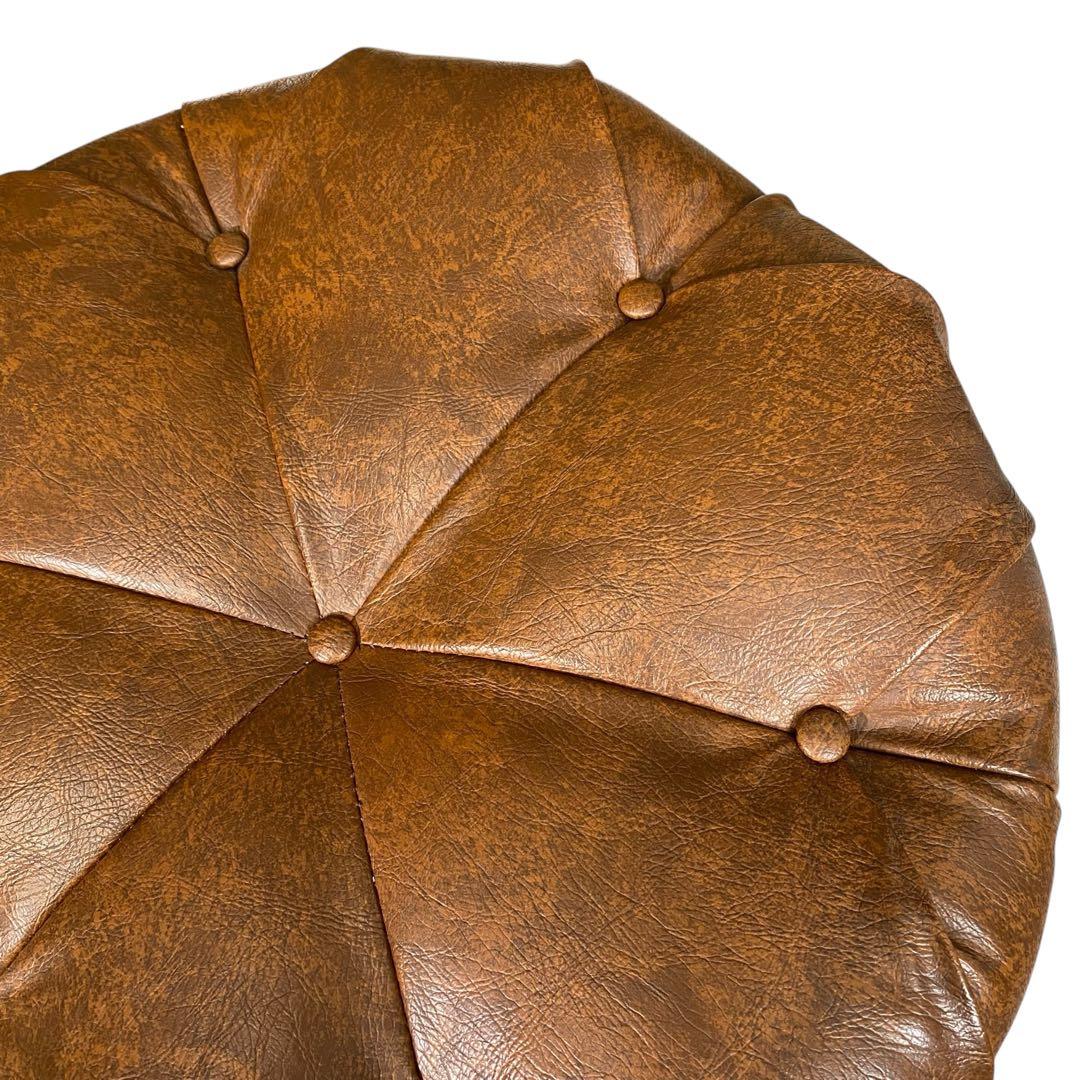 【美品】マルニ木工 ベルサイユ オットマン ブラウン②