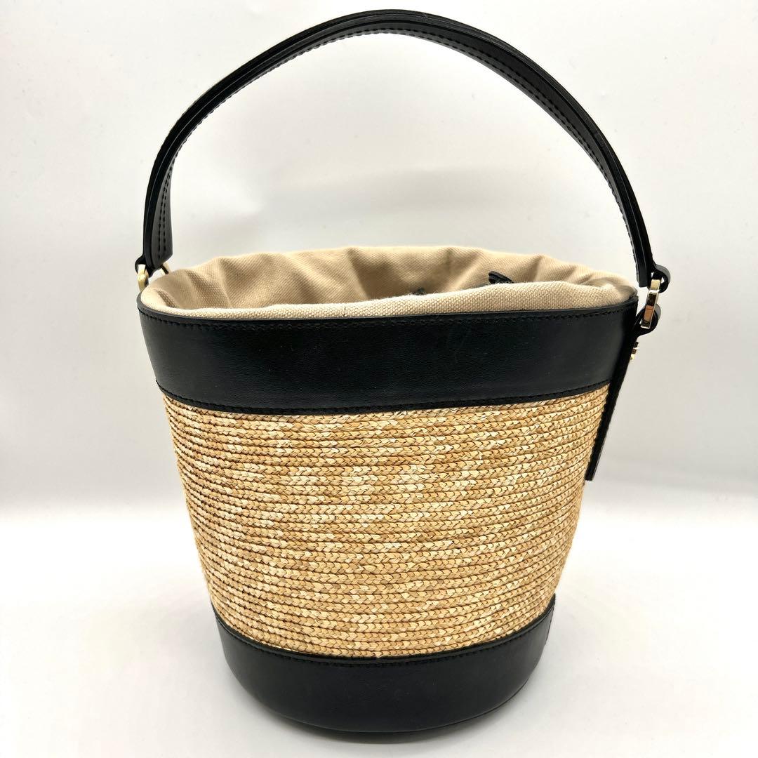 yuppiジャンニキアリーニ カゴバッグ バケツショルダーバッグ ブラック