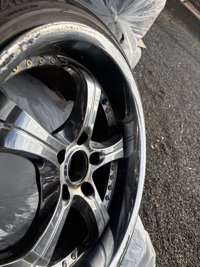 VSKF風18インチホイール2本 深リム