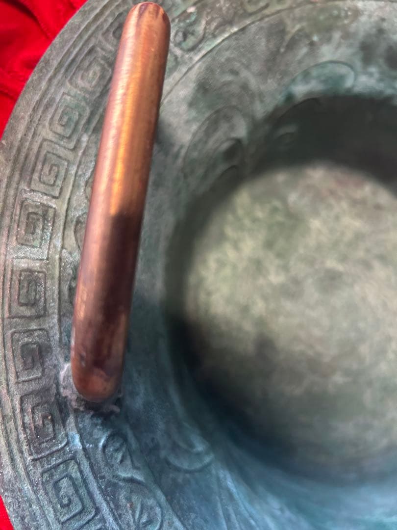 み*ほ様 青銅　　春雷驚龍鍋