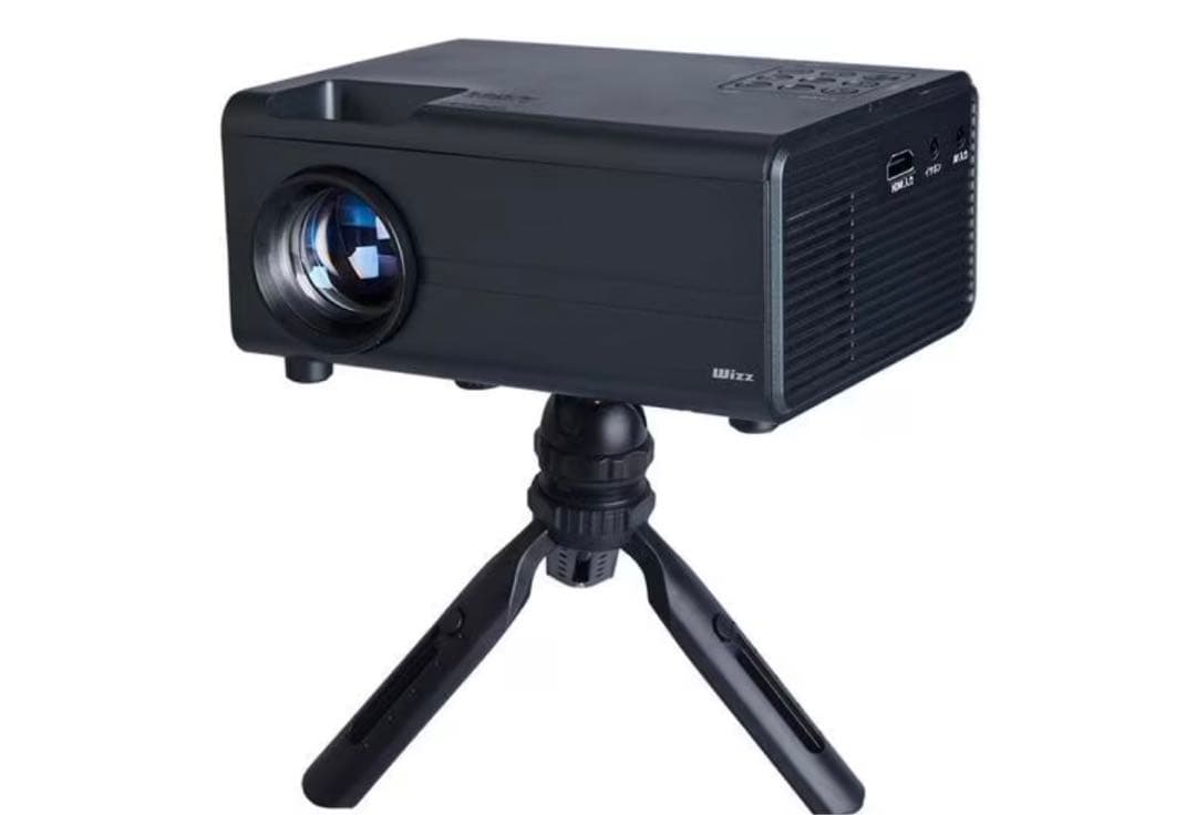 WBJT200B 地デジチューナー内蔵型小型プロジェクター　ゲーム対応