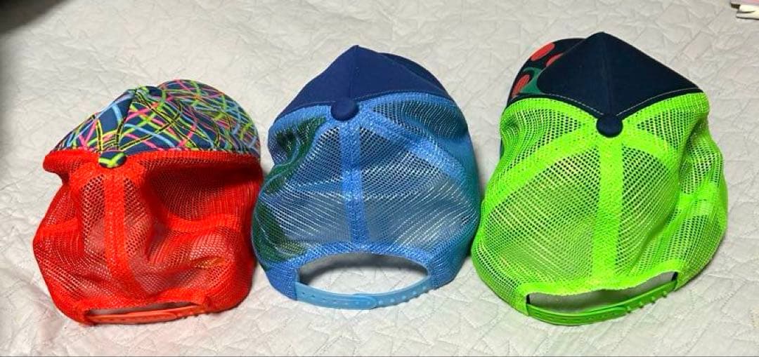 ATHLETA メッシュキャップ2点とパンタナールキャップ1点の3点セット