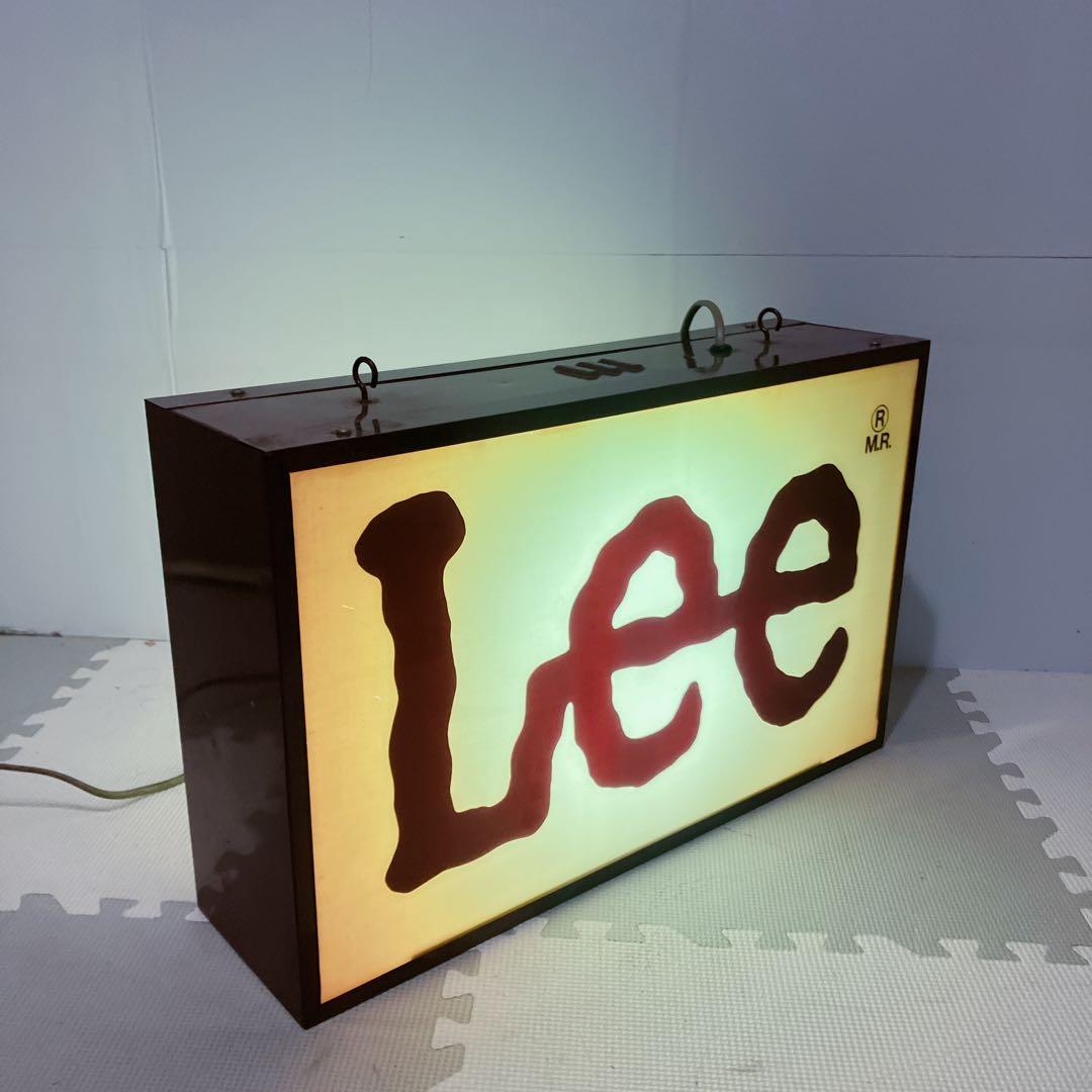 Lee ヴィンテージ　電飾看板　LEE ライト　看板　電球付き
