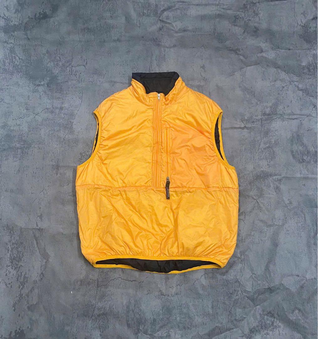 希少00sUSA製patagoniaパタゴニア パフボールベストバターナッツ