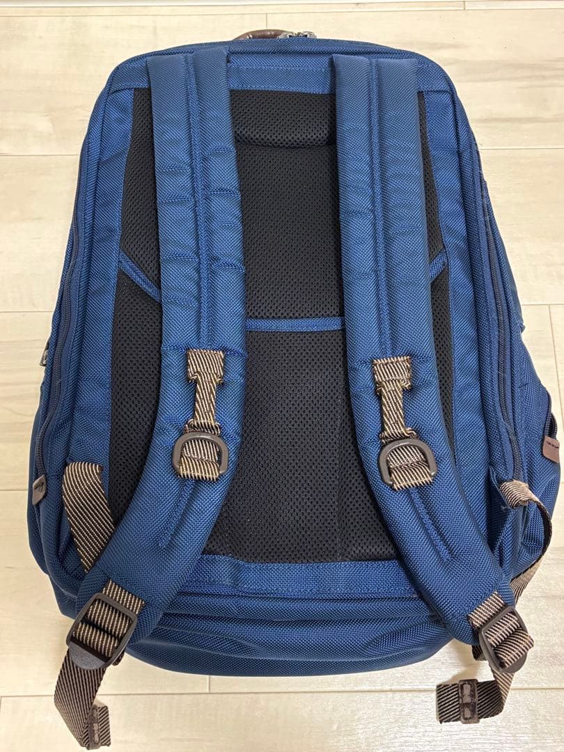 【美品】TUMI トゥミ ALPHA BRAVO キングスビル 本革 紺ネイビー