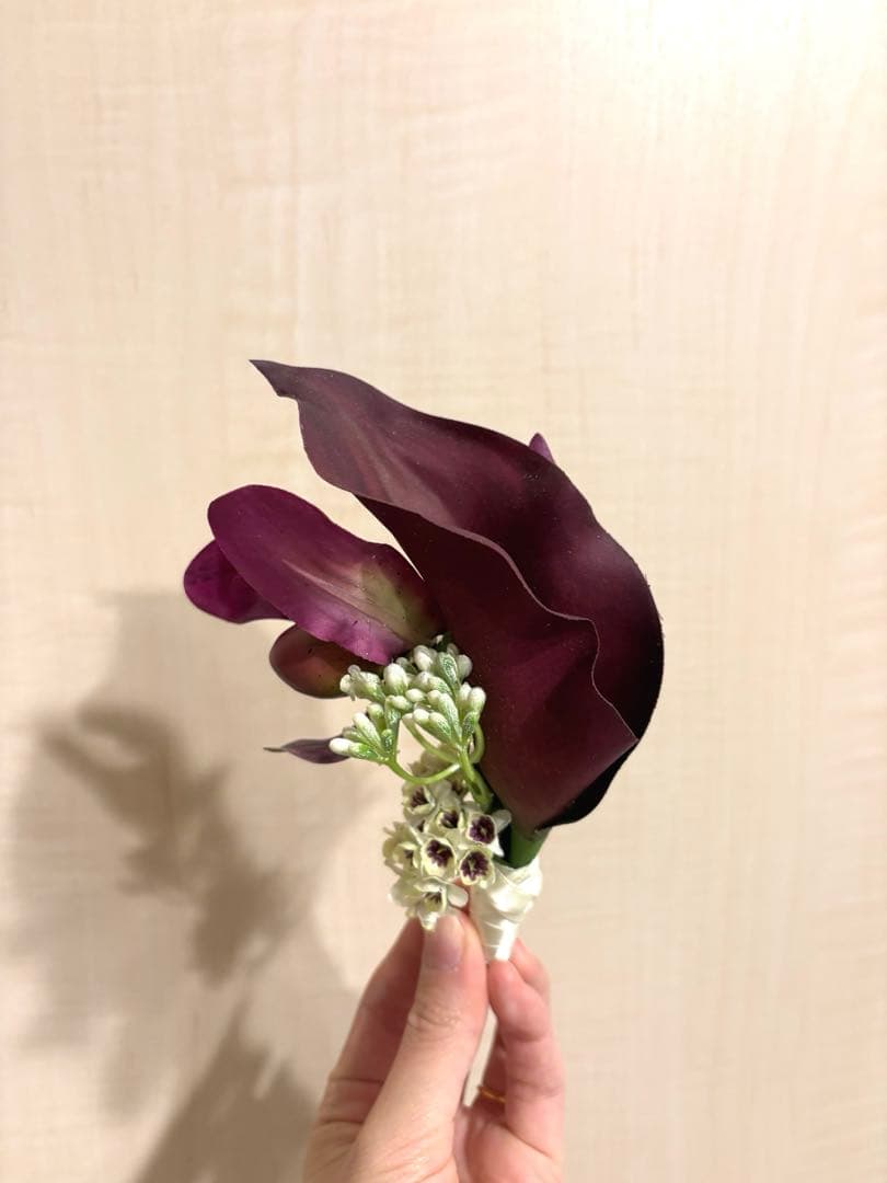 アーティシャルフラワーブーケ ブートニアset