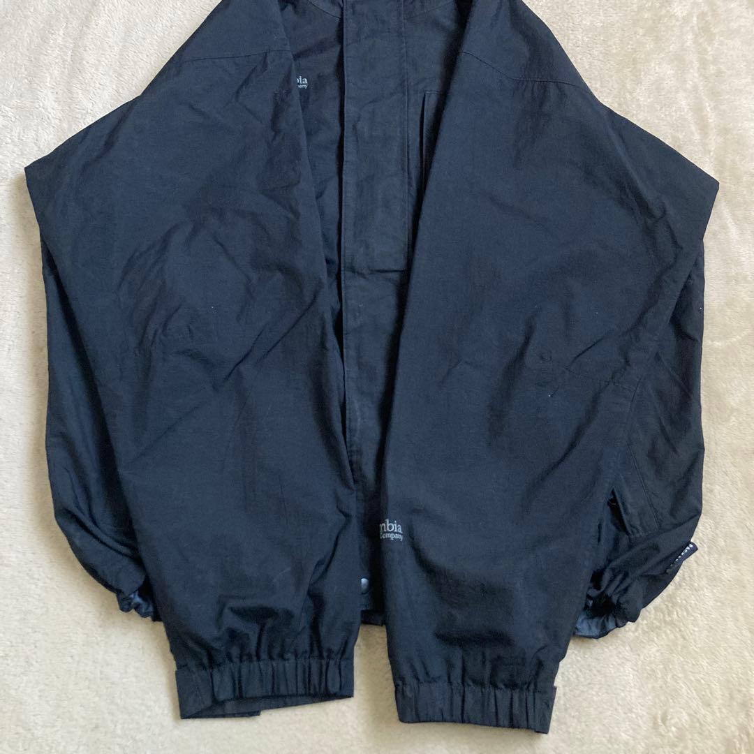 90s コロンビア ナイロンジャケット ドローコード ダブルジップ