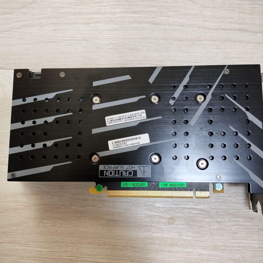 NVIDIA RTX 1660 ti グラフィックボード　デュアルファン