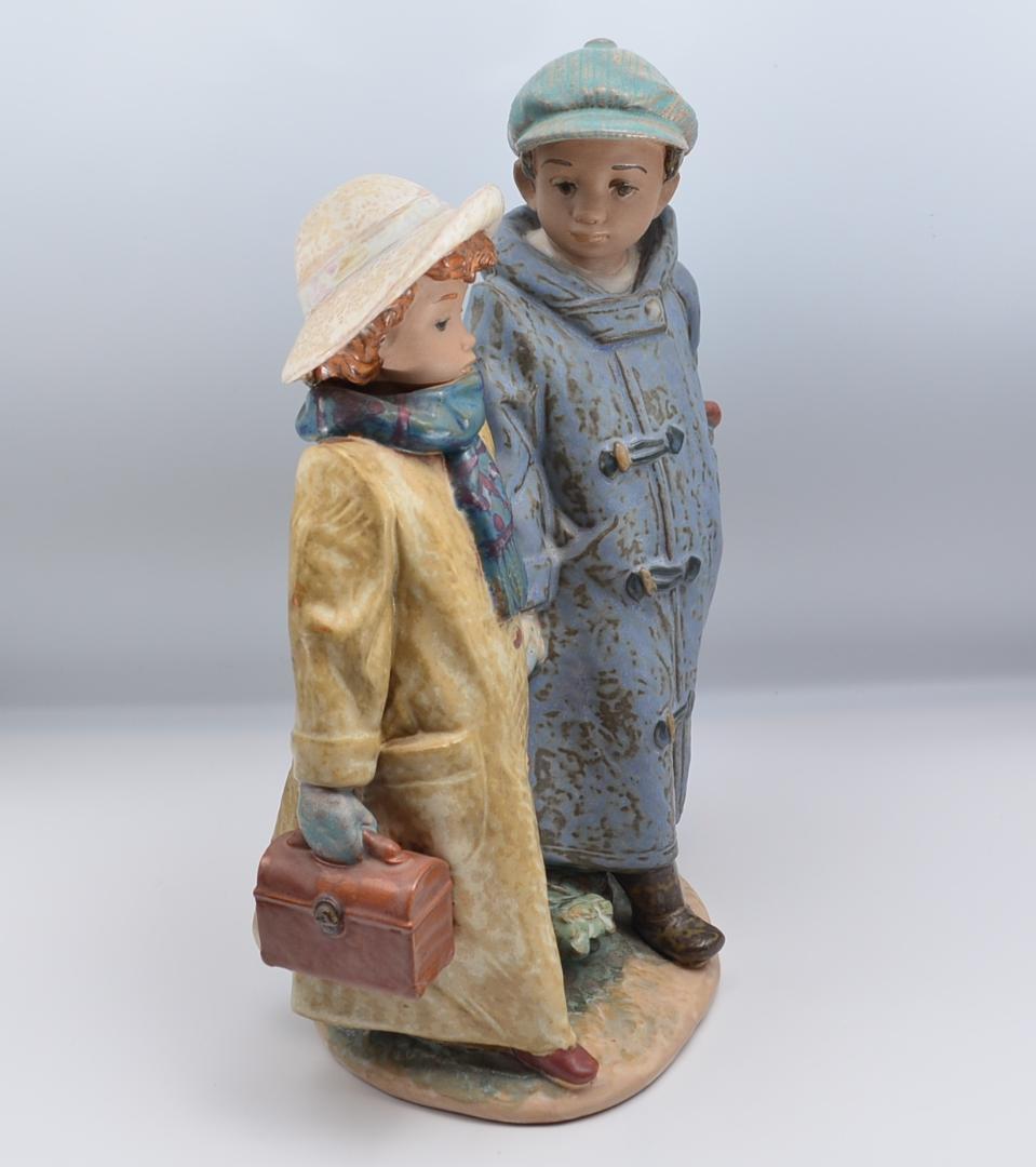 寒い日の登校　＃2242　No2　★リヤドロ　スペイン　グレスコレクション　絶版