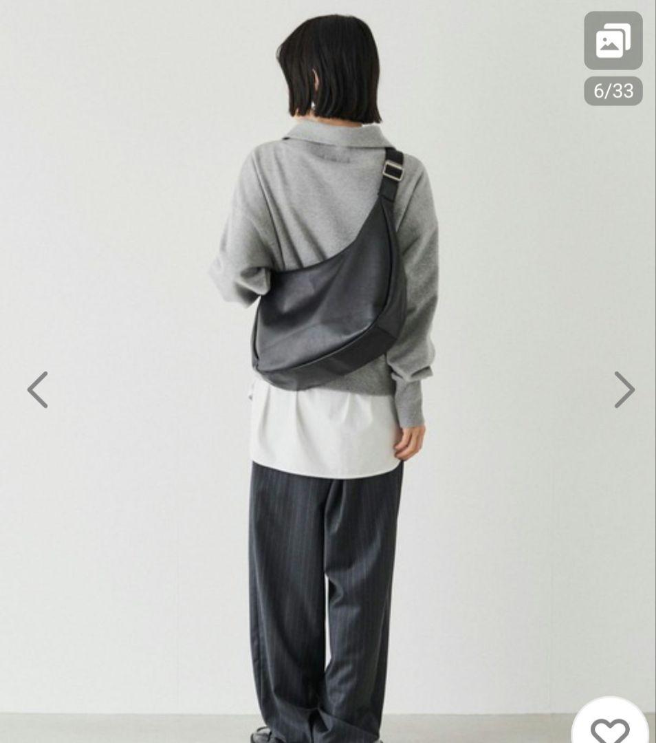 【タグ付き新品未使用】russet ラシットソフトレザーラウンドビッグショルダー