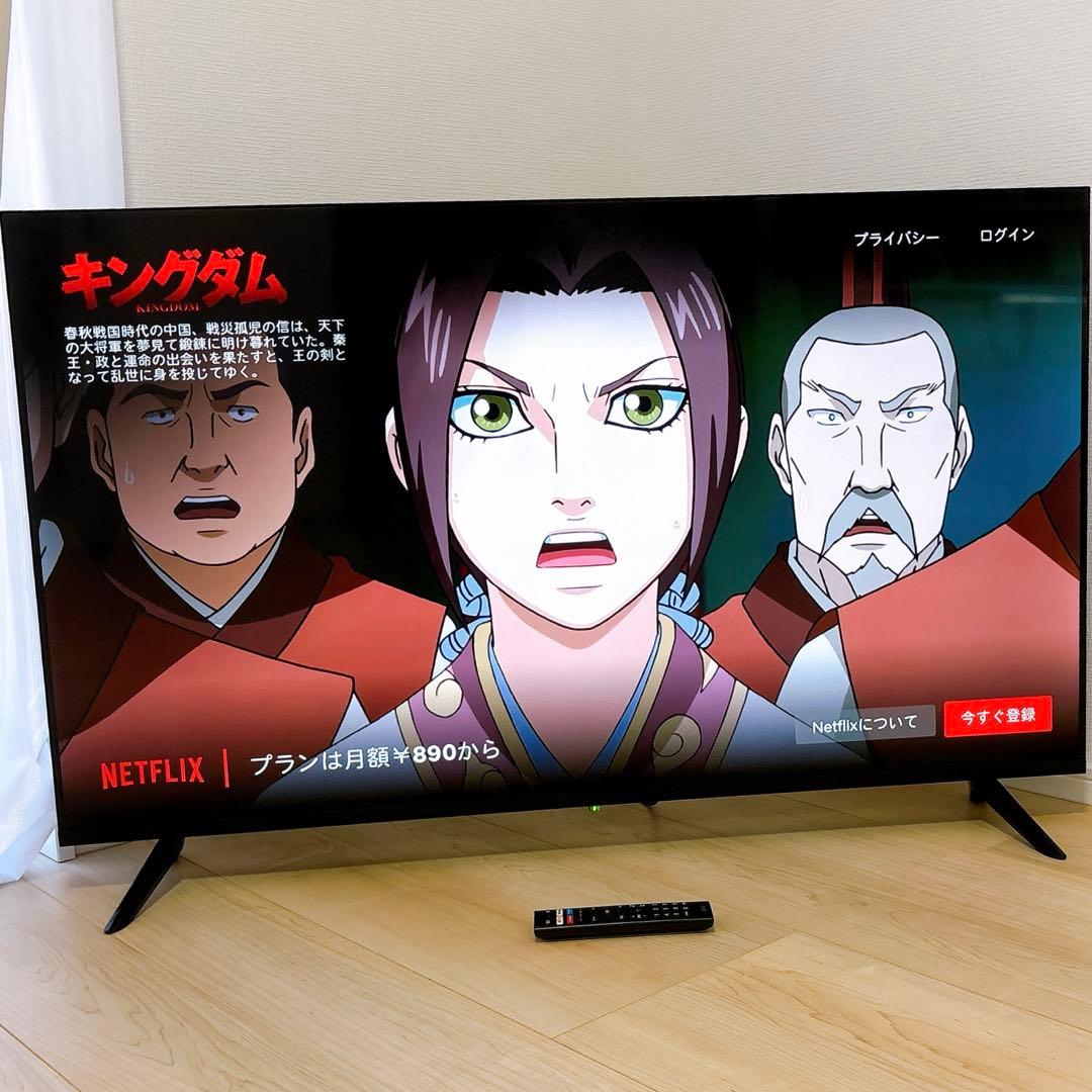★初期化済★4K チューナーレススマートテレビ 50インチ2022年製HDR画質