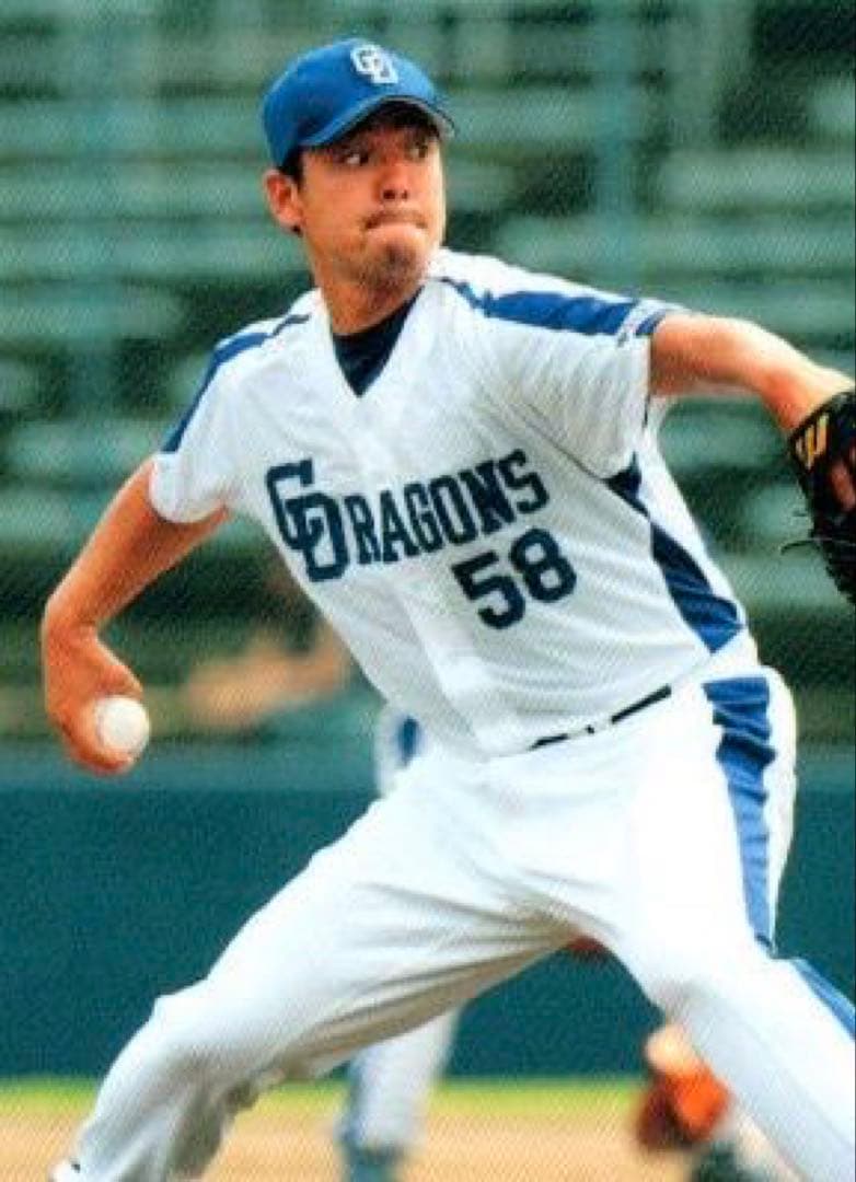 中日ドラゴンズ　石川　実使用ホームユニフォーム