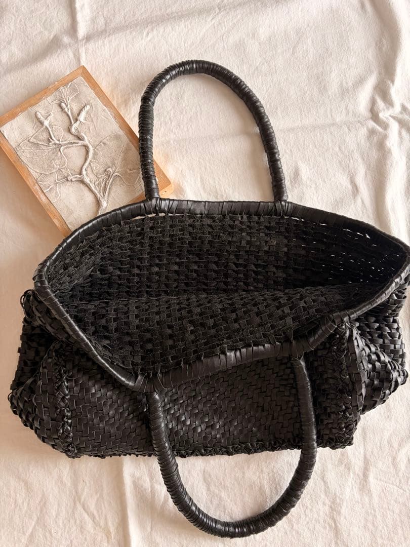 レザー　かごバッグ　メッシュバッグ　本革　検）トゥモローランド