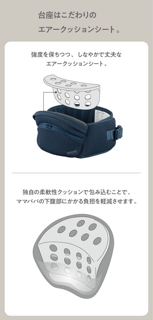 【抱っこ紐&ヒップシート・3年保証】BABY&Me Beren firstセット