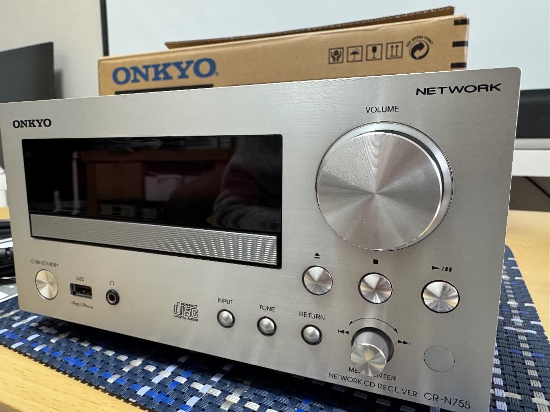 ★美品中古★ONKYO ネットワーク機能付CD/USBレシーバーCR-N755