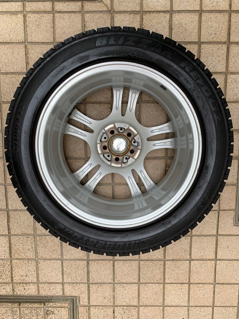 ブリヂストンスタッドレス215/55R17 Team Sparcoホイール
