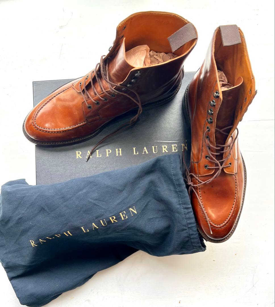 Ralph Laurenウイスキーコードバン　クロケット製　デッド　未使用