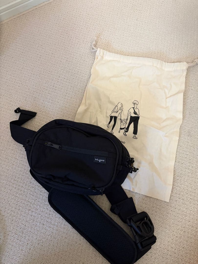 Hugoo ヒップシート ブラック 旧型