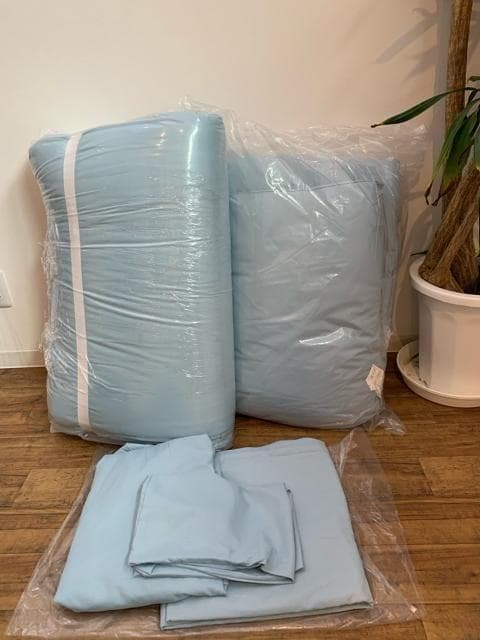 新品☆和式シングル布団6点セット♪厚み9cmしっかり敷布団♪〇B350