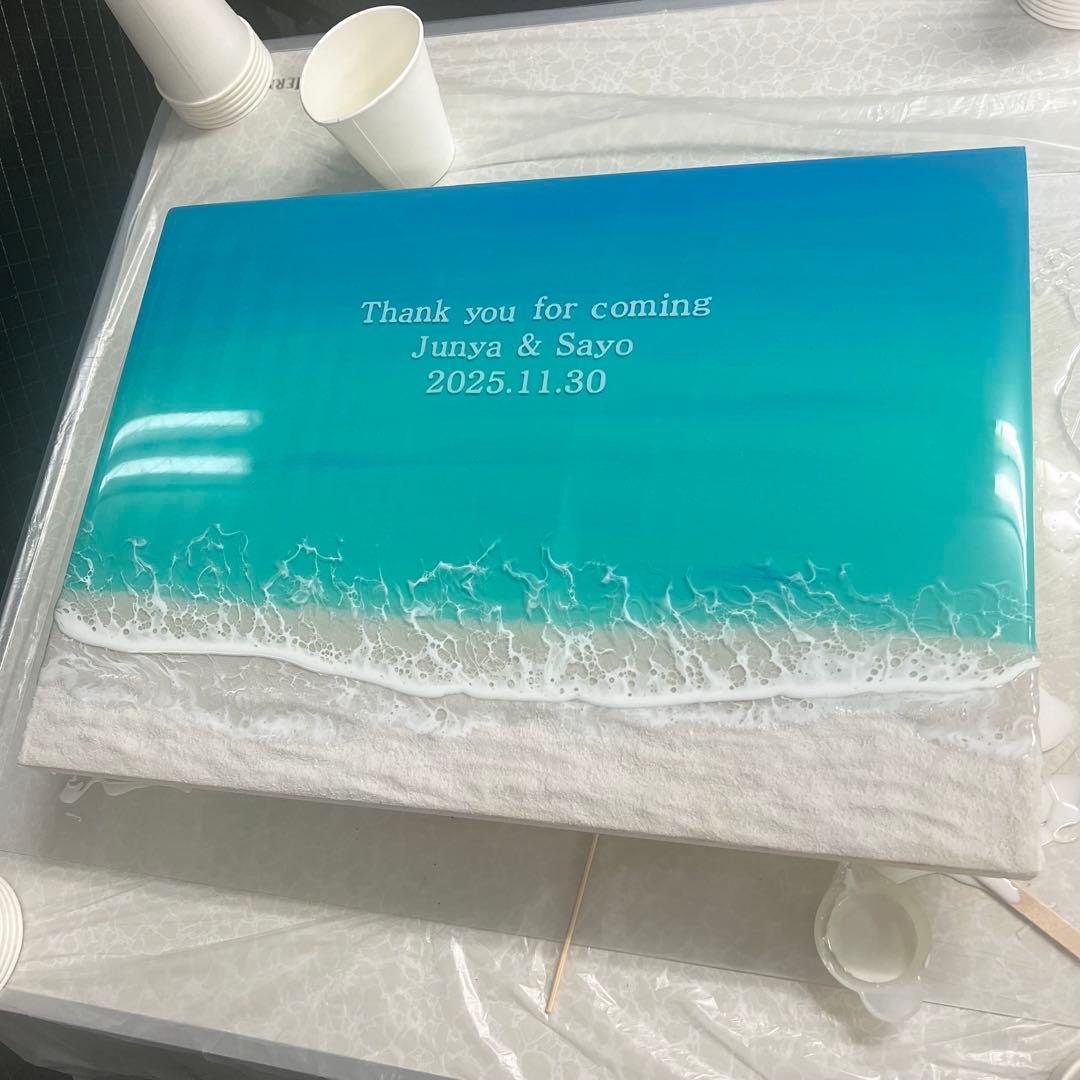 【YMGさん専用】レジンアート／海アート／オーダー／ナチュラルサンド