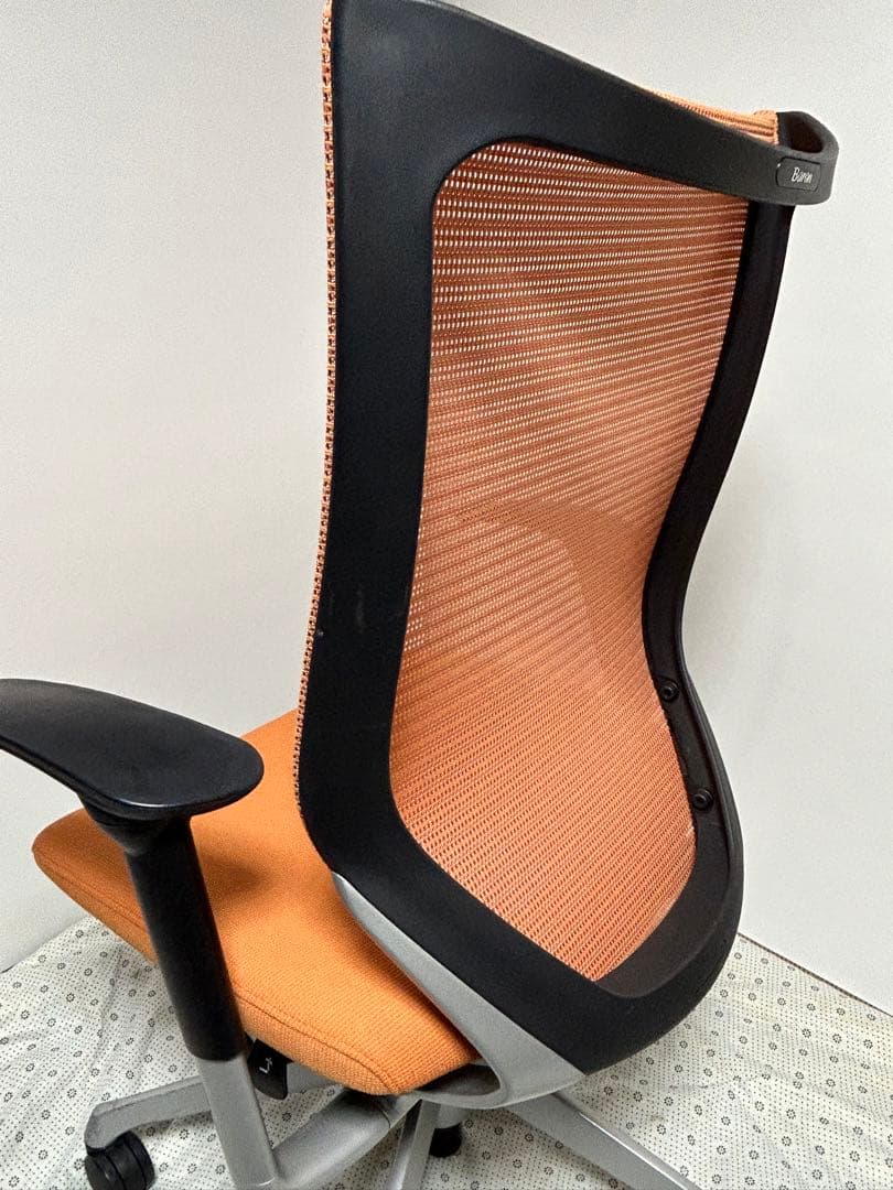 オカムラ　バロン　ハイバック　オレンジ② 6.10.14