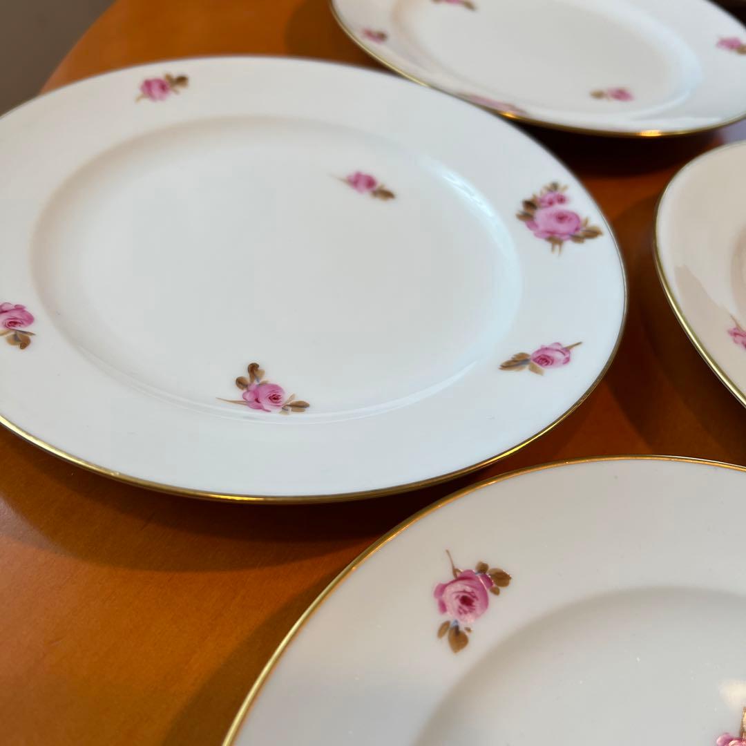 大倉陶器　デザートプレート　ローズ