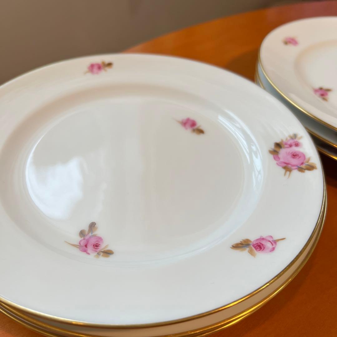 大倉陶器　デザートプレート　ローズ