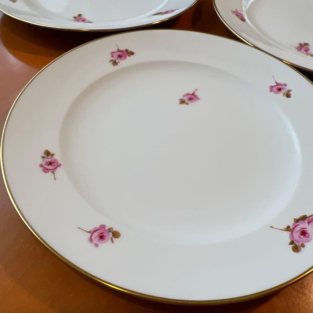 大倉陶器　デザートプレート　ローズ