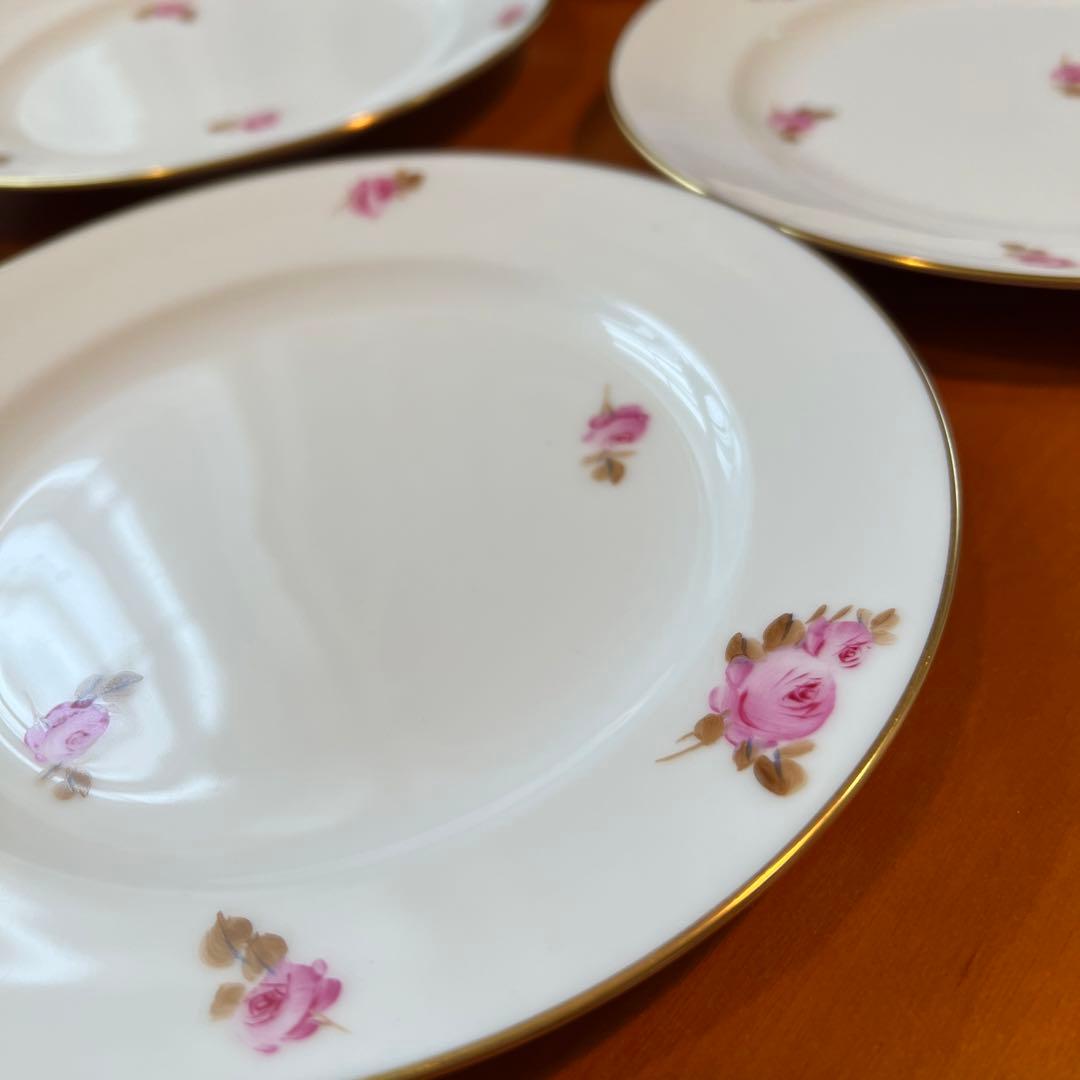 大倉陶器　デザートプレート　ローズ