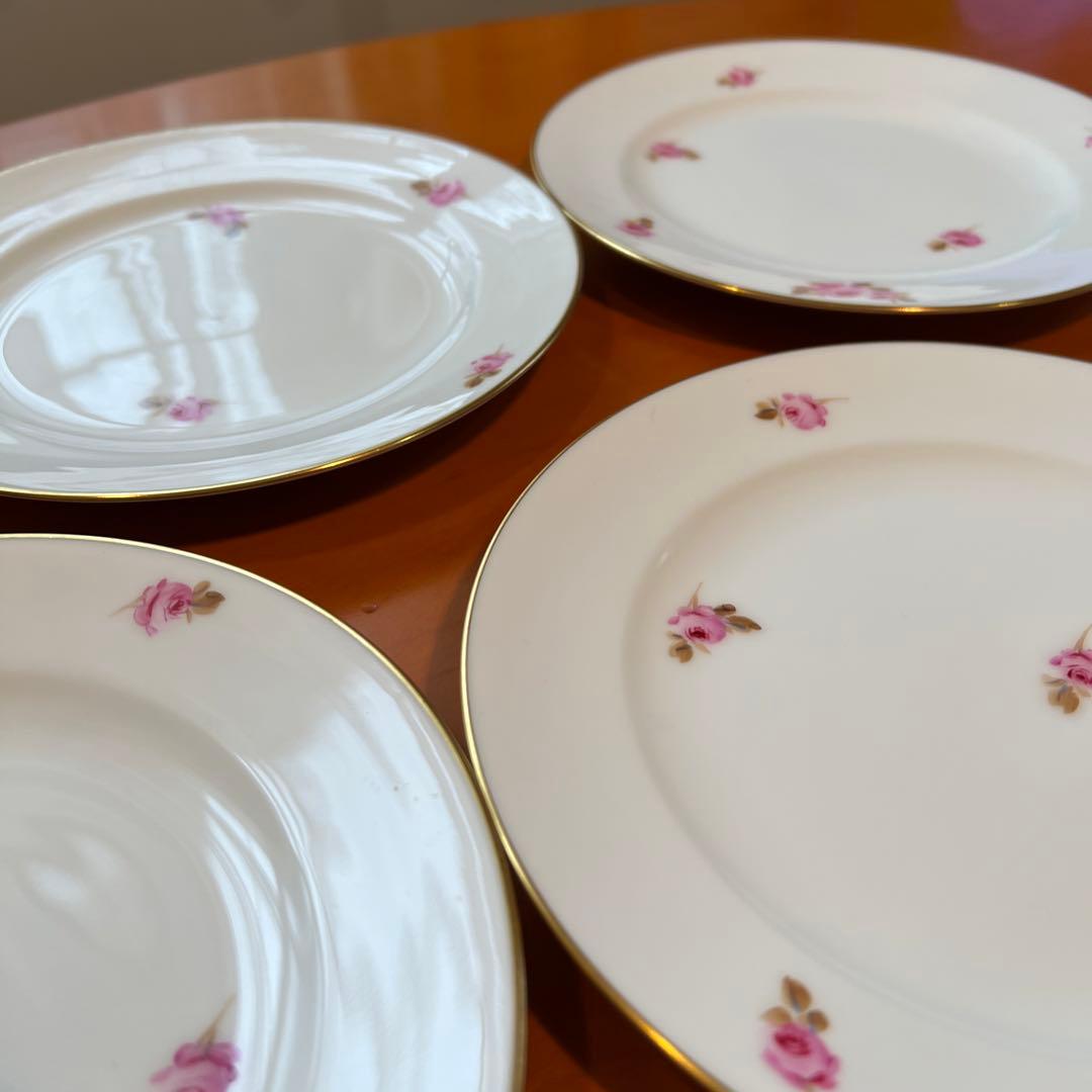 大倉陶器　デザートプレート　ローズ