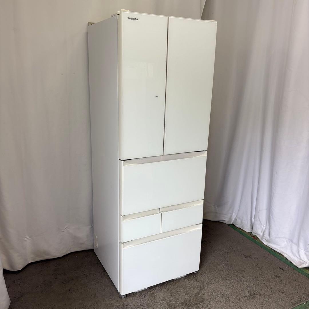 144　東芝　冷蔵庫　400ℓ〜500ℓ　綺麗　フレンチドア　白　設置無料　安い