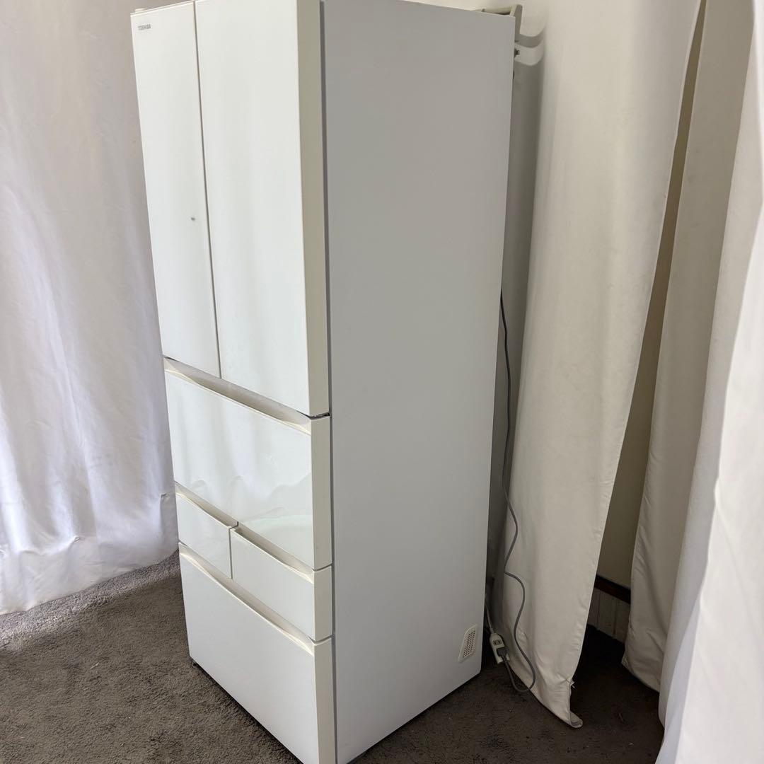 144　東芝　冷蔵庫　400ℓ〜500ℓ　綺麗　フレンチドア　白　設置無料　安い