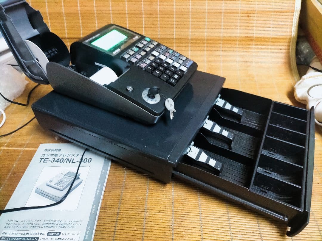 カシオレジスター　TE-340/NL300　フル設定無料　066521