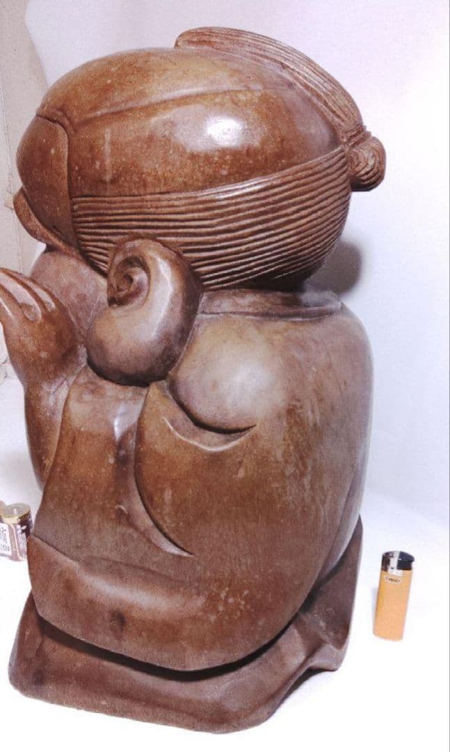 福助　置物　時代物