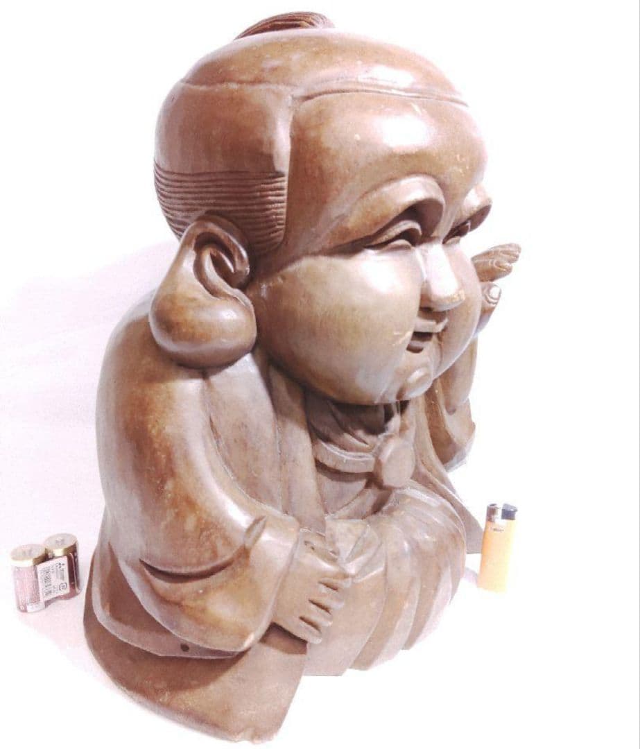 福助　置物　時代物