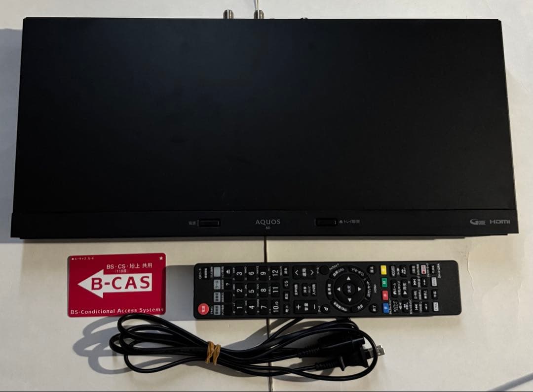 2番組同時録画 シャープ ブルーレイレコーダー アクオス BD-NW520