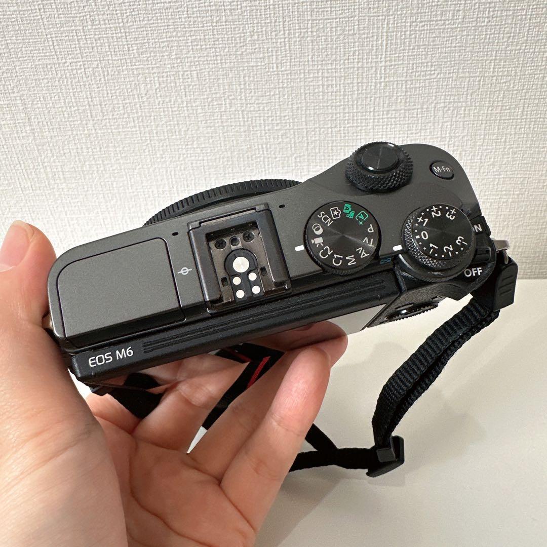 Canon EOS M6 レンズ2本セット バッグ 美品 フルセット 初心者OK
