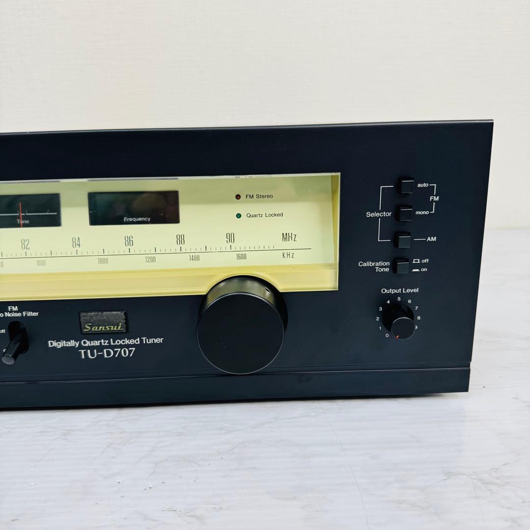 SANSUI　TU-D707　FM/AMチューナー　ステレオ　動作品