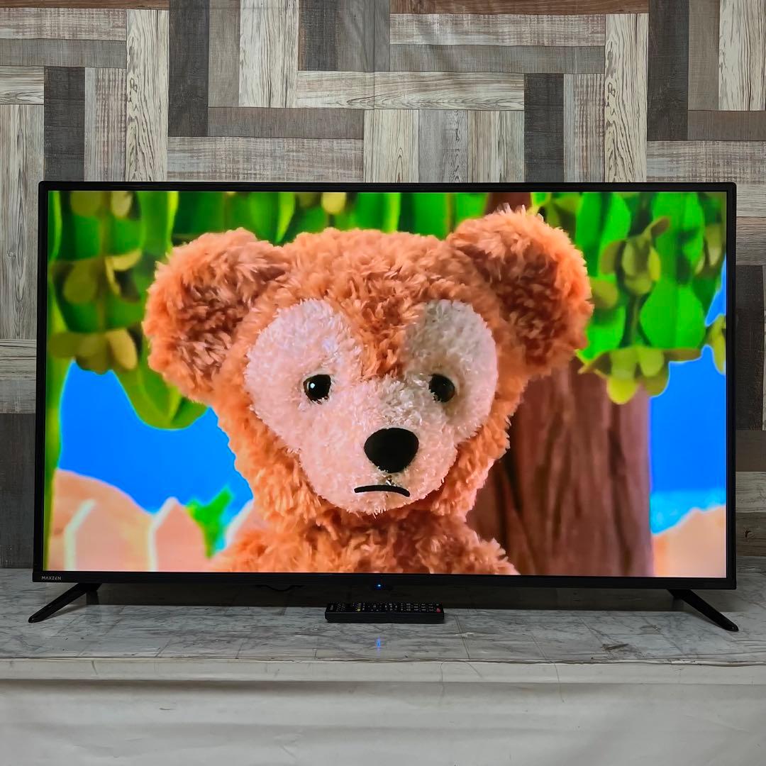 即日受渡❣️全国送料込2年前購入MAXZENテレビ50型4Kテレビゲームモード搭載