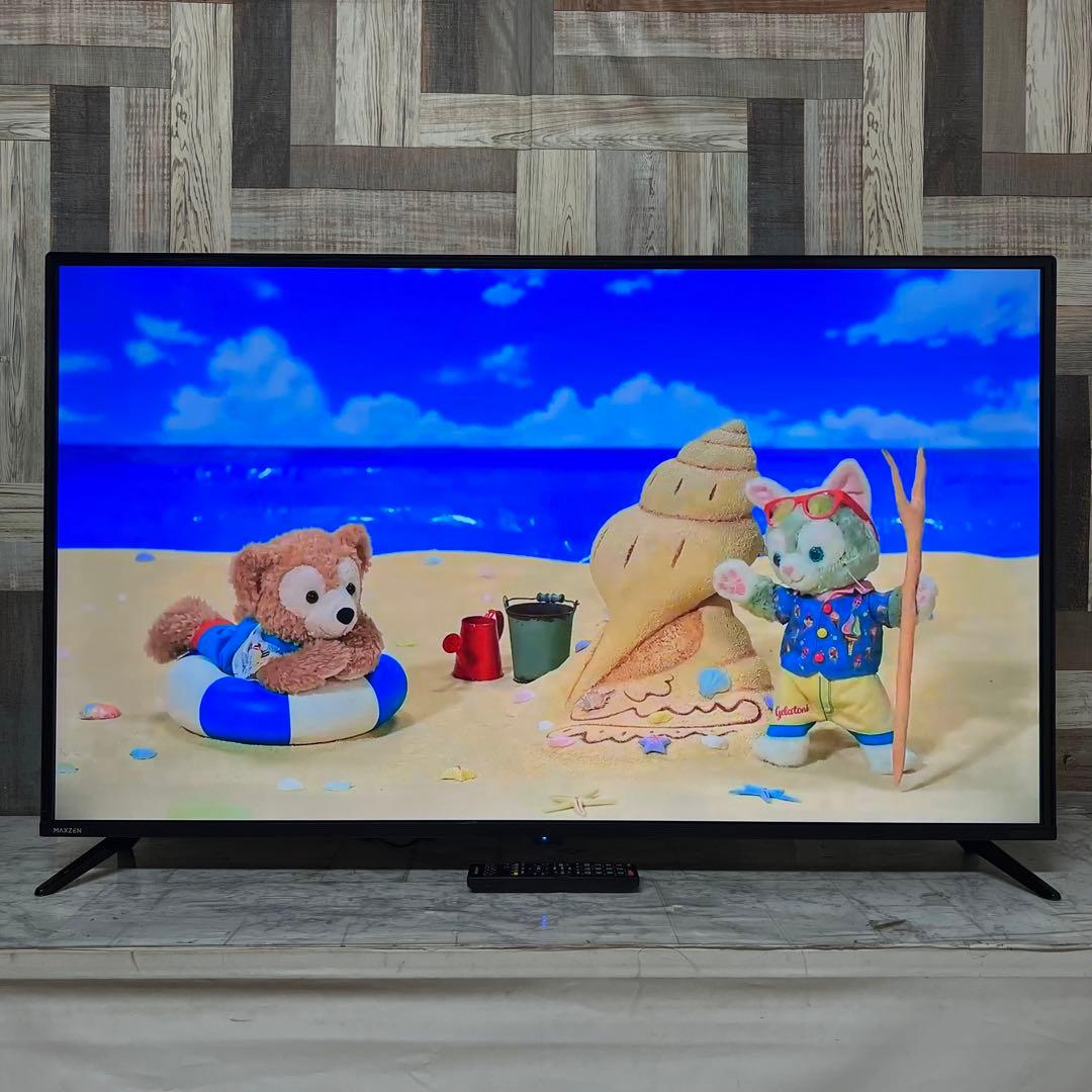 即日受渡❣️全国送料込2年前購入MAXZENテレビ50型4Kテレビゲームモード搭載