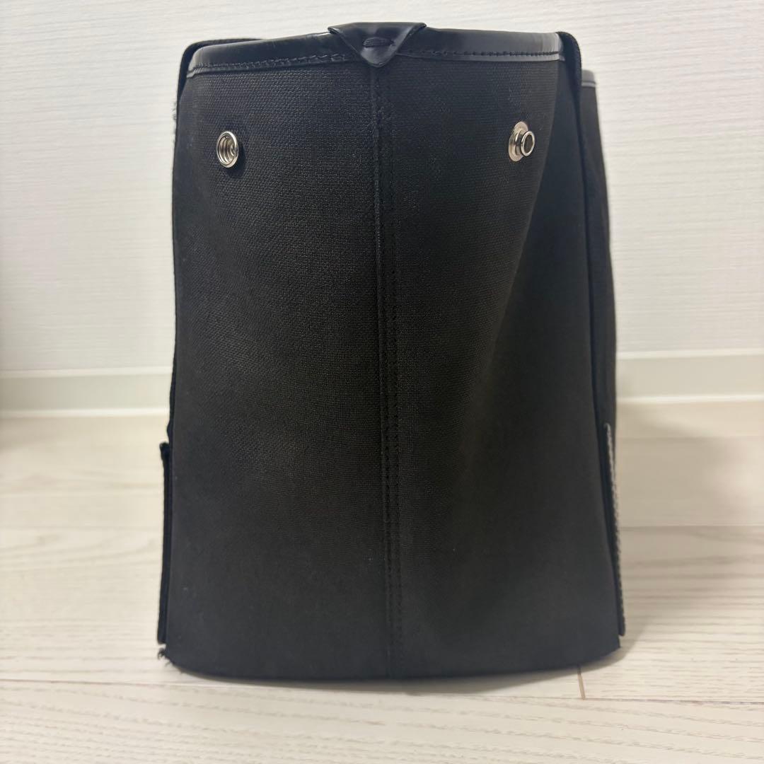 ✨美品✨BALENCIAGA　ネイビーカバスS　ハンドバッグ　キャンバス　黒