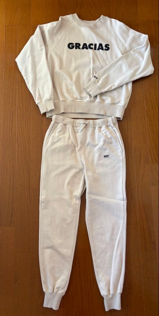 Lazo N33° ロゴスウェットセットアップ　sizeフリー　オマケ付　美品