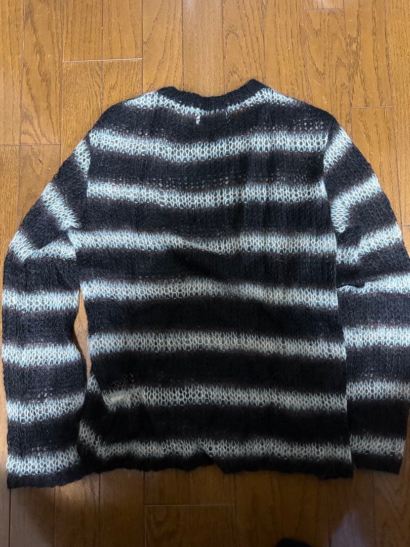 トップス SUGERHILL 24AW MOHAIR STRIPE PULLOVER
