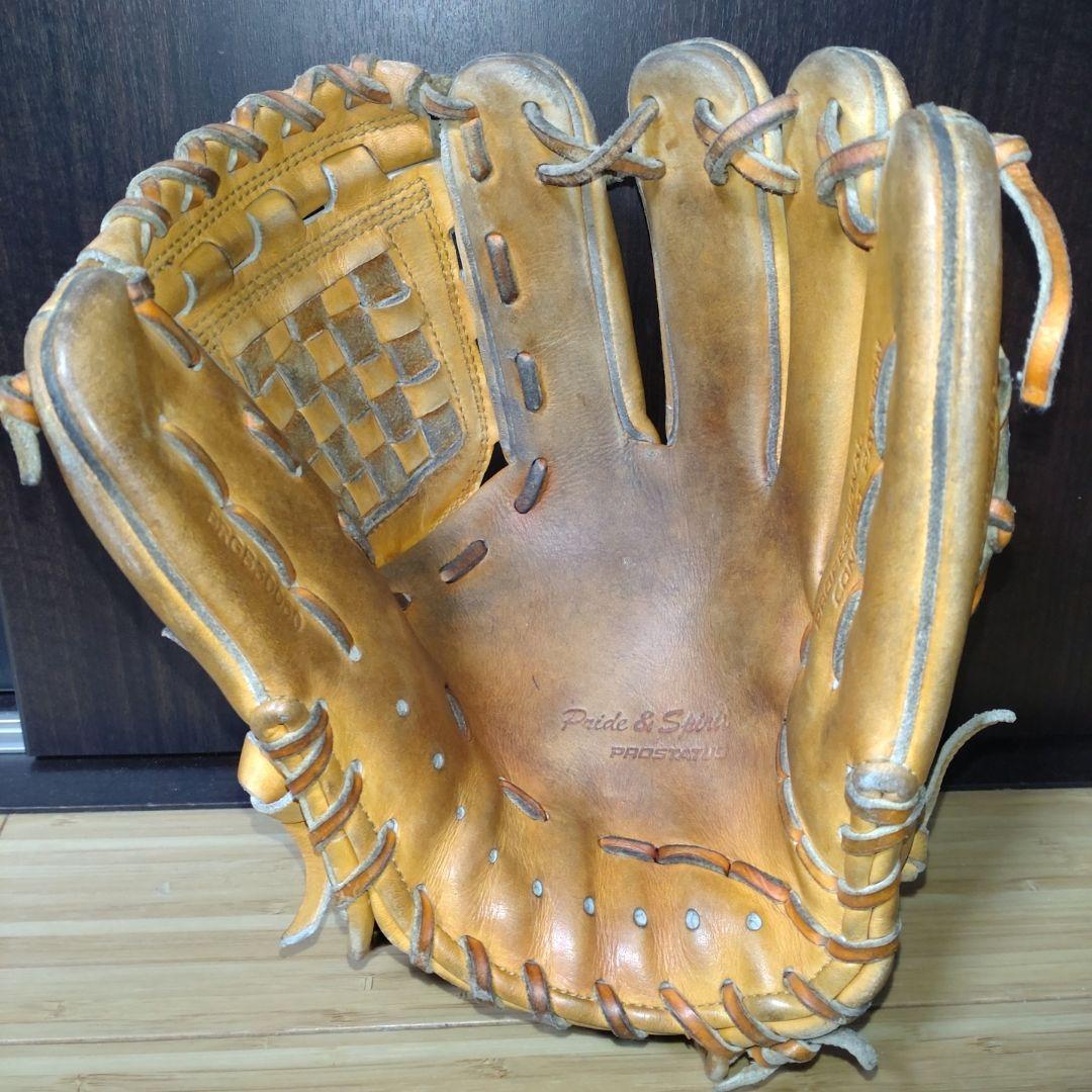 ZETT PROSTATUS 軟式グローブ オレンジ系 源田モデル