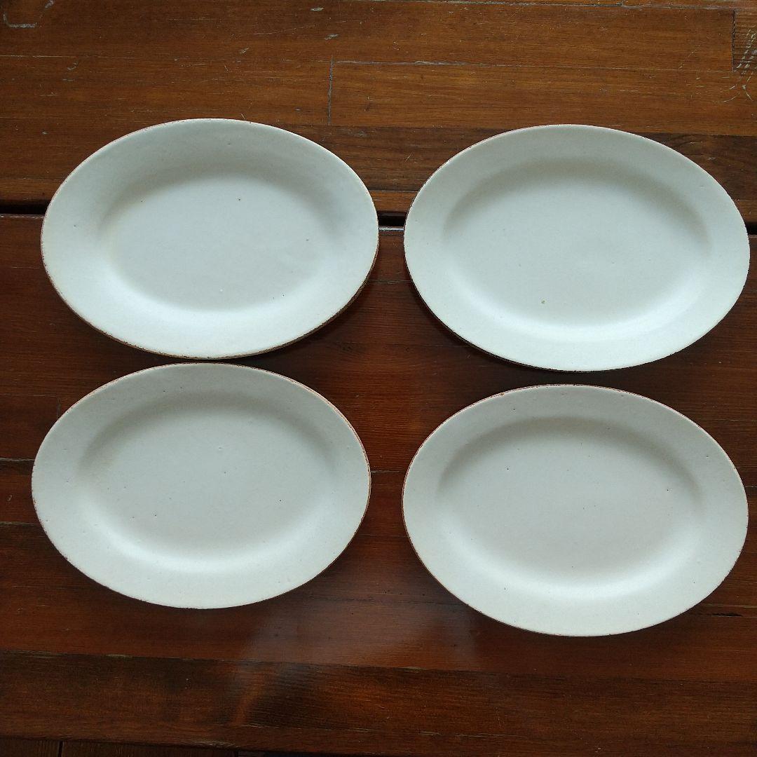 イトウサトミ　オーバル皿　4枚セット