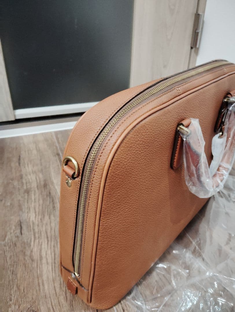 エルゴポック レザーバッグ キャメル