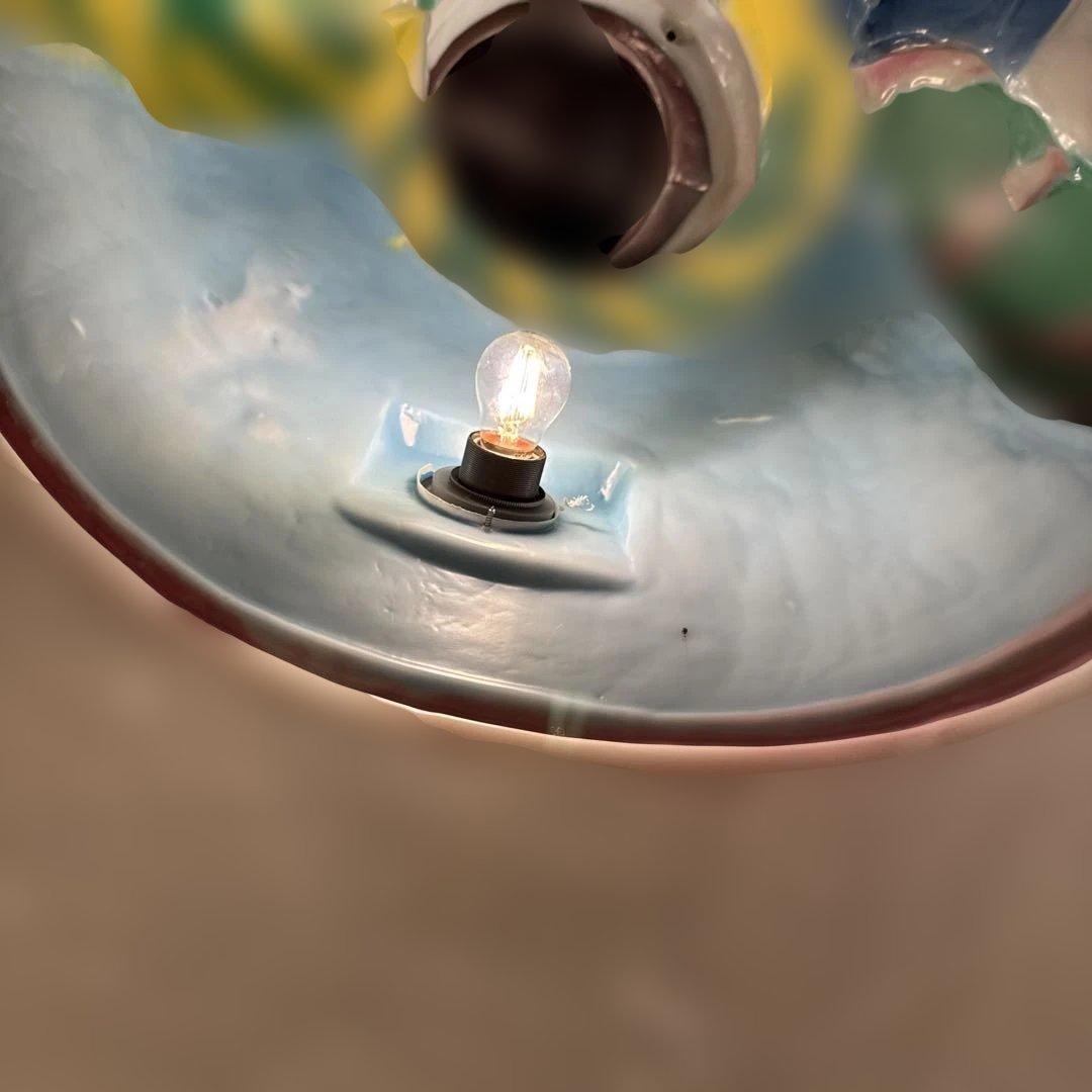 光る雪だるまの装飾　高い1050cm