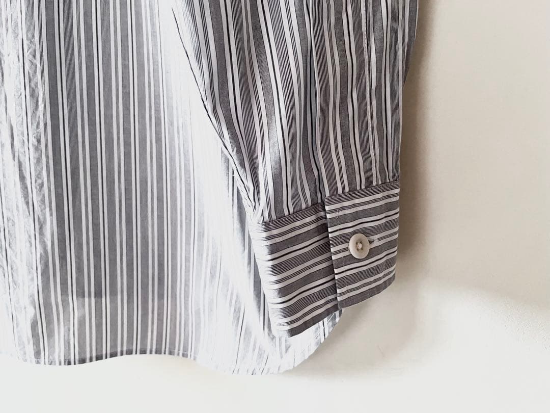 2025今季新作 マーガレットハウエル ストライプコットンシャツ カタログ掲載